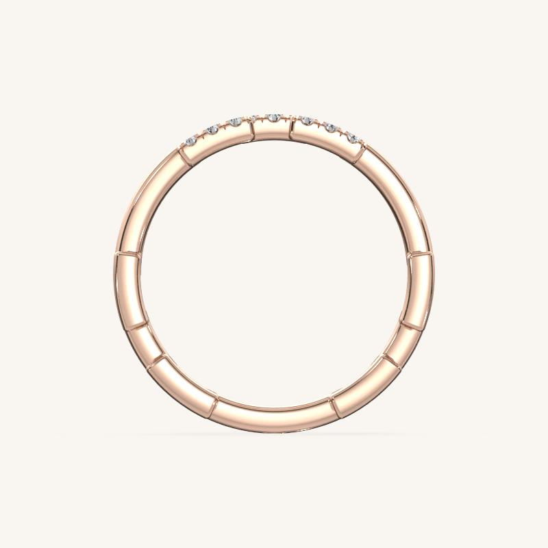 The ZigZag 9 Diamond Band