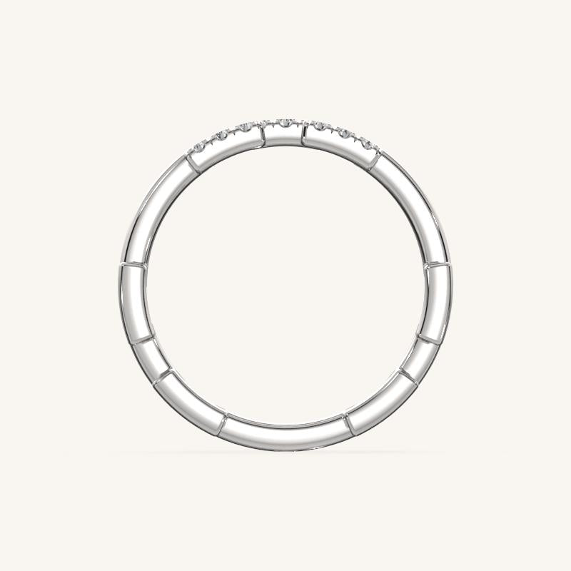 The ZigZag 9 Diamond Band