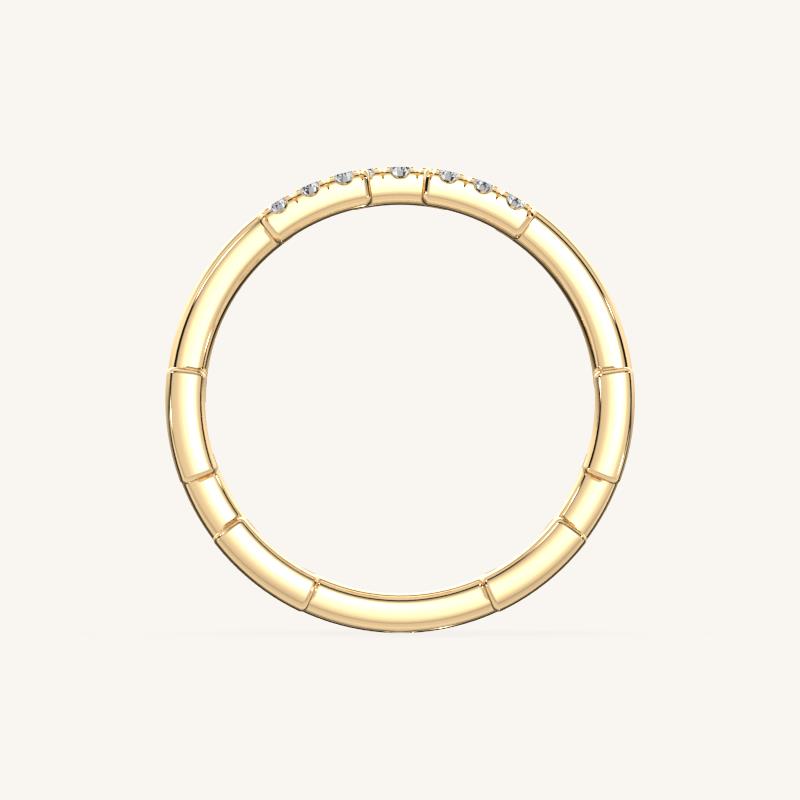 The ZigZag 9 Diamond Band