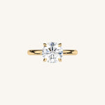 Load image into Gallery viewer, 14K Yellow Gold Round 2ct