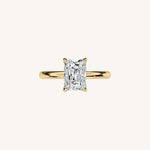 Load image into Gallery viewer, 14K Yellow Gold Elongated Radiant 2ct