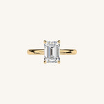 Load image into Gallery viewer, 14K Yellow Gold Emerald 2ct