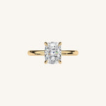 Load image into Gallery viewer, 14K Yellow Gold Elongated Cushion 2ct