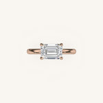 Load image into Gallery viewer, The Treliss - Solitaire Engagement Ring (E-W)