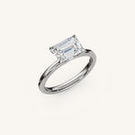 Load image into Gallery viewer, The Treliss - Solitaire Engagement Ring (E-W)