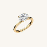 Load image into Gallery viewer, The Treliss - Solitaire Engagement Ring (E-W)