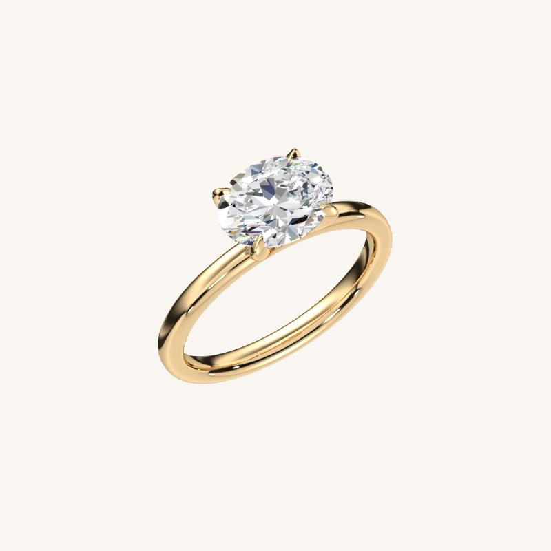 The Treliss - Solitaire Engagement Ring (E-W)