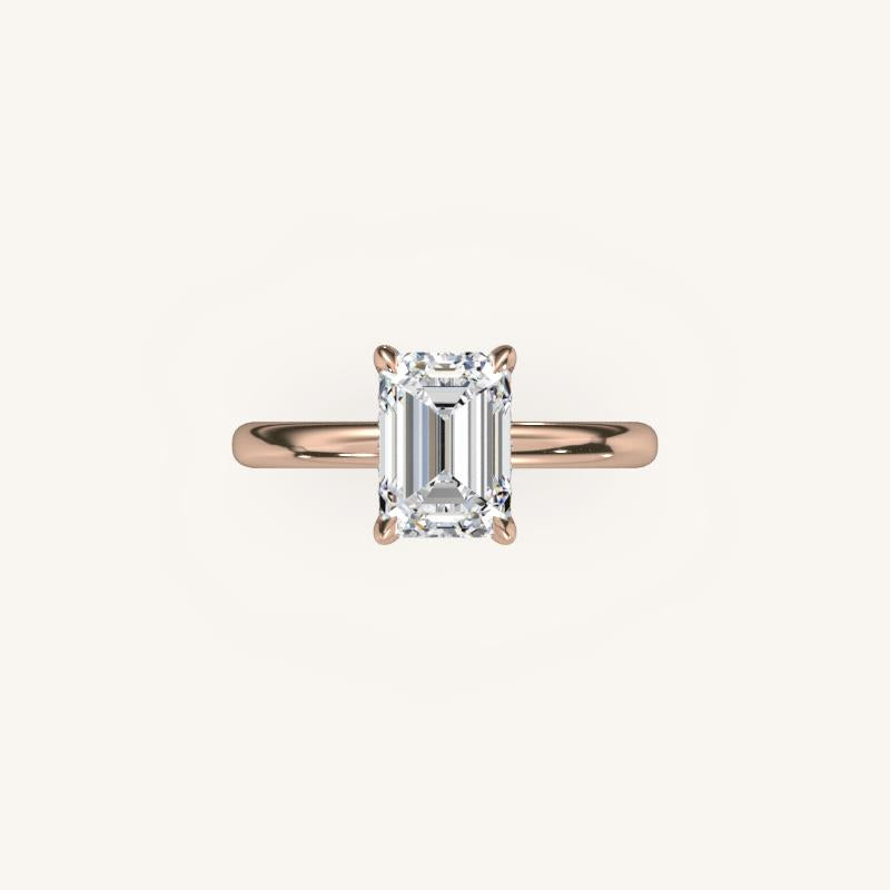 14K Yellow Gold Round 2ct