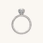 Load image into Gallery viewer, The Trelisse –Solitaire Hidden Halo Engagement Ring