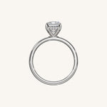 Load image into Gallery viewer, The Trelisse –Solitaire Hidden Halo Engagement Ring