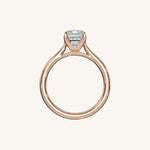 Load image into Gallery viewer, The Solienne – Cathedral Solitaire Engagement Ring