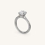 Load image into Gallery viewer, The Solienne – Cathedral Solitaire Engagement Ring