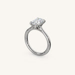 Load image into Gallery viewer, The Solienne – Cathedral Solitaire Engagement Ring