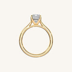 Load image into Gallery viewer, The Solienne – Cathedral Solitaire Engagement Ring