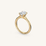 Load image into Gallery viewer, The Solienne – Cathedral Solitaire Engagement Ring