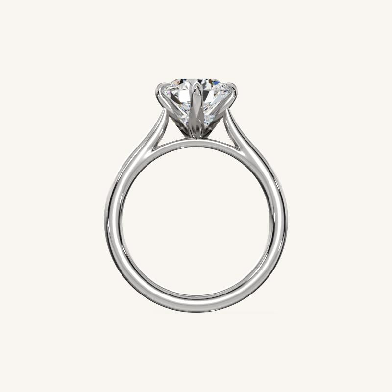 The Solienne – Cathedral Solitaire Engagement Ring (E-W)