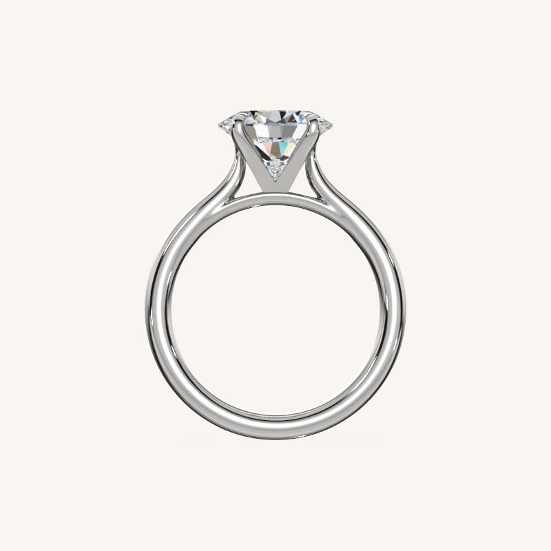 The Solienne – Cathedral Solitaire Engagement Ring (E-W)