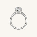 Load image into Gallery viewer, The Solienne – Cathedral Solitaire Engagement Ring (E-W)