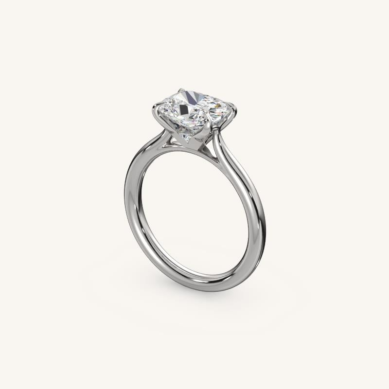 The Solienne – Cathedral Solitaire Engagement Ring (E-W)