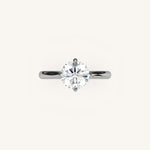 Load image into Gallery viewer, The Solienne – Cathedral Solitaire Engagement Ring (E-W)