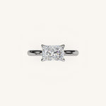 Load image into Gallery viewer, The Solienne – Cathedral Solitaire Engagement Ring (E-W)