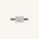 Load image into Gallery viewer, The Solienne – Cathedral Solitaire Engagement Ring (E-W)