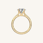 Load image into Gallery viewer, The Solienne – Cathedral Solitaire Engagement Ring (E-W)