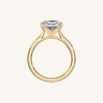 Load image into Gallery viewer, The Solienne – Cathedral Solitaire Engagement Ring (E-W)