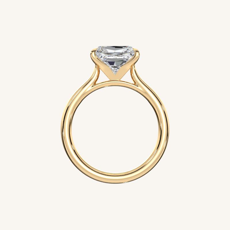 The Solienne – Cathedral Solitaire Engagement Ring (E-W)