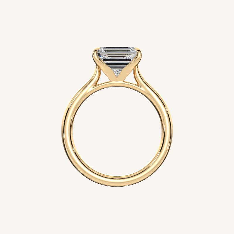 The Solienne – Cathedral Solitaire Engagement Ring (E-W)