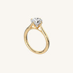 Load image into Gallery viewer, The Solienne – Cathedral Solitaire Engagement Ring (E-W)