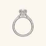 Load image into Gallery viewer, The Solienne – Cathedral Solitaire Hidden Halo Engagement Ring