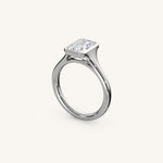 Load image into Gallery viewer, The Lunea – Floating Bezel Solitaire Engagement Ring