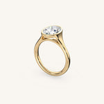 Load image into Gallery viewer, The Lunea – Floating Bezel Solitaire Engagement Ring