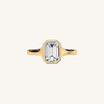 Load image into Gallery viewer, The Lunea – Floating Bezel Solitaire Engagement Ring