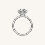 Load image into Gallery viewer, The Trelisse – Hidden Halo Diamond Engagement Ring (E-W)