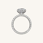 Load image into Gallery viewer, The Trelisse – Hidden Halo Diamond Engagement Ring (E-W)