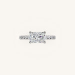 Load image into Gallery viewer, The Trelisse – Hidden Halo Diamond Engagement Ring (E-W)