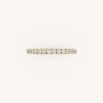 Load image into Gallery viewer, Elegant Diamond Half Eternity Band