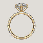 Load and play video in Gallery viewer, The Trelisse – Hidden Halo Diamond Engagement Ring (E-W)