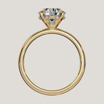 Load and play video in Gallery viewer, The Trelisse –Solitaire Hidden Halo Engagement Ring