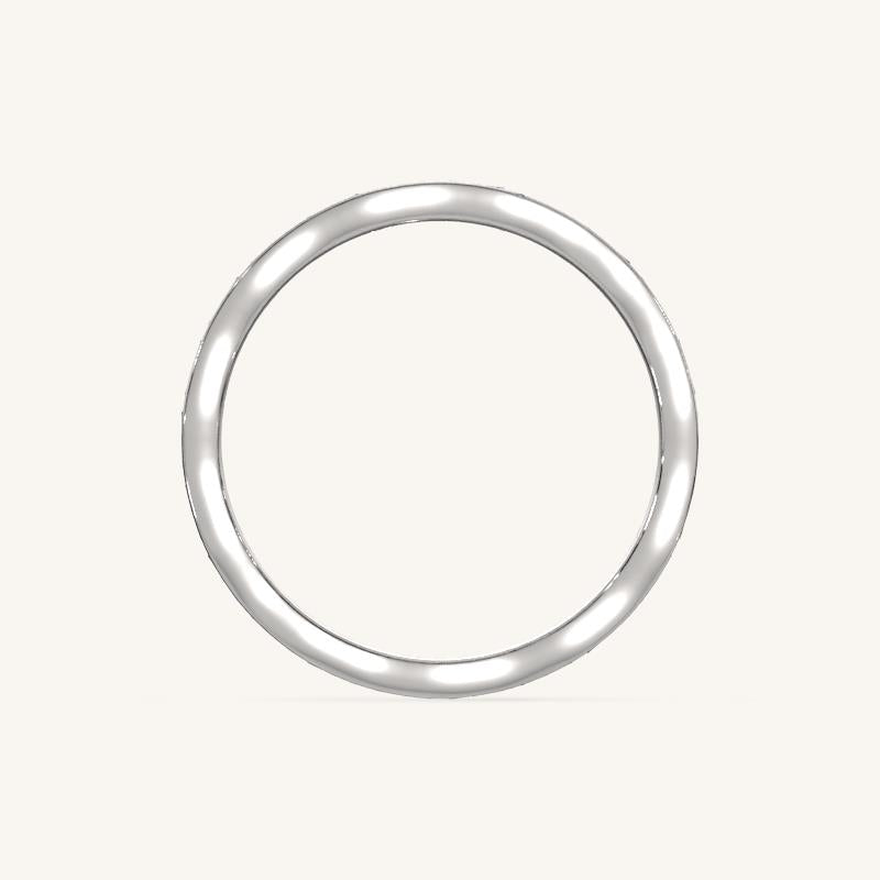 Tapered Baguette Row Diamond Band