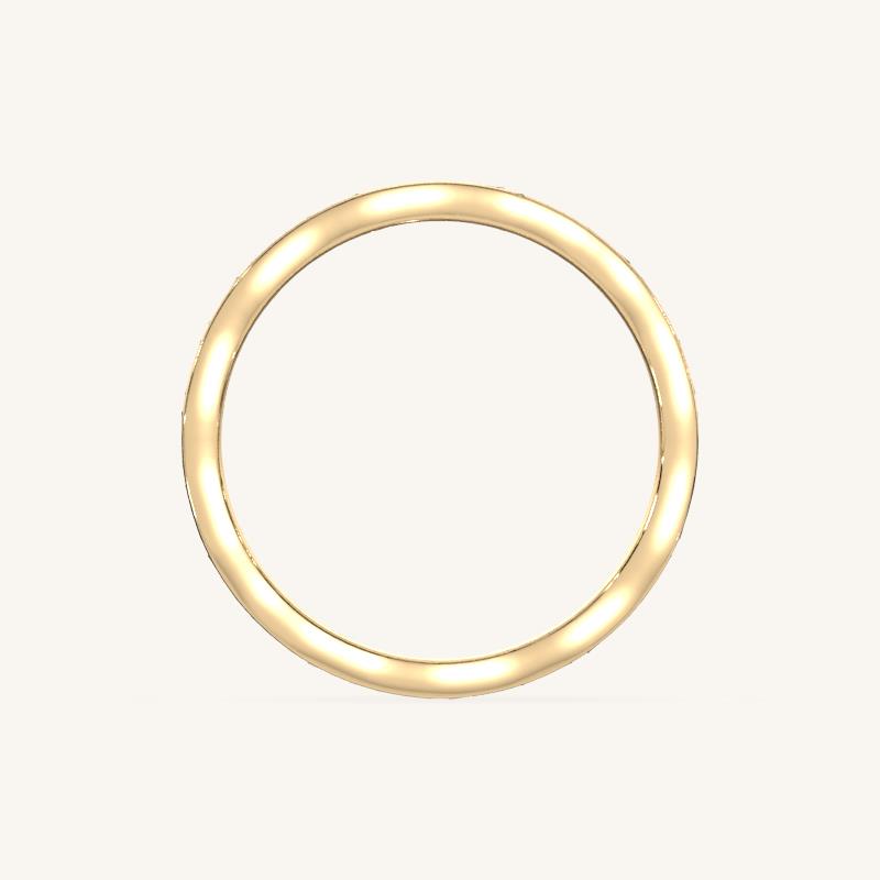Tapered Baguette Row Diamond Band