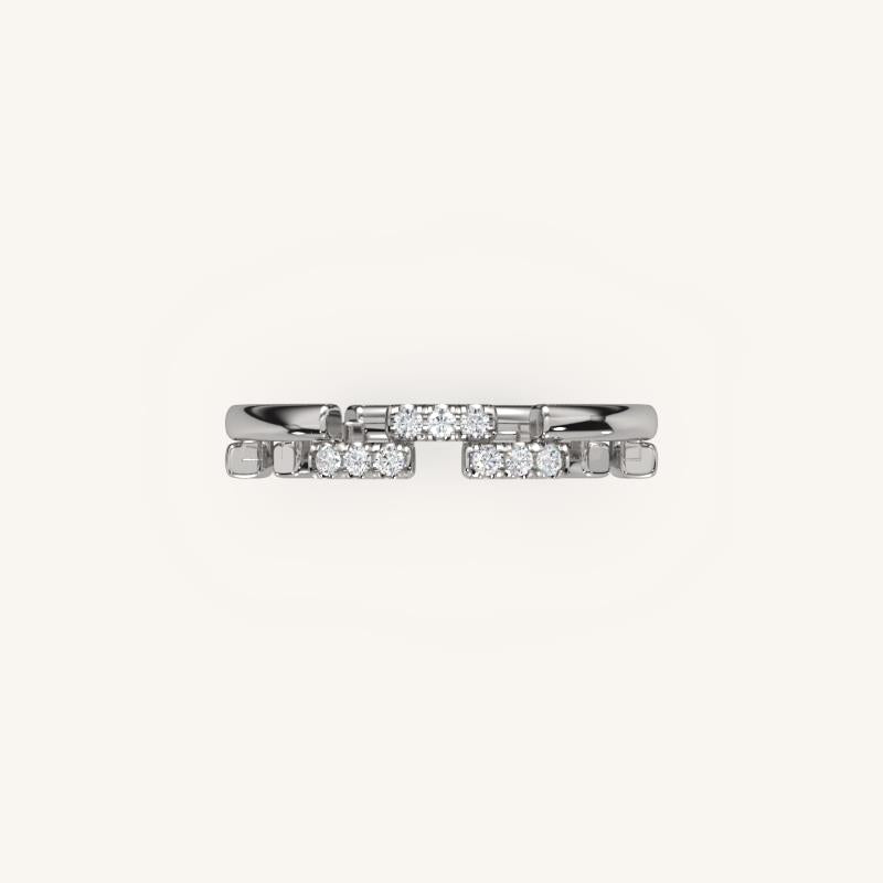 The ZigZag 9 Diamond Band