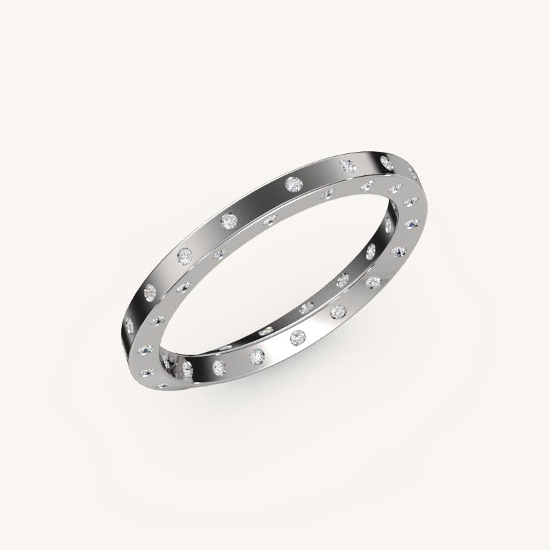 The Nova Edge Diamond Eternity Band