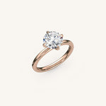 Load image into Gallery viewer, The Treliss - Solitaire Engagement Ring (E-W)
