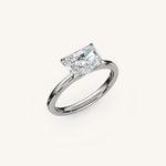 Load image into Gallery viewer, The Treliss - Solitaire Engagement Ring (E-W)
