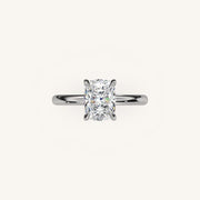 The Trelisse –Solitaire Hidden Halo Engagement Ring