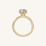Load image into Gallery viewer, The Trelisse –Solitaire Hidden Halo Engagement Ring

