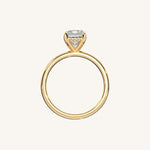 Load image into Gallery viewer, The Trelisse –Solitaire Hidden Halo Engagement Ring
